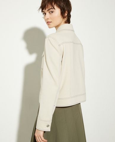  MAX&Co. - Áo khoác nữ một hàng nút cổ bẻ tay dài Iberia 