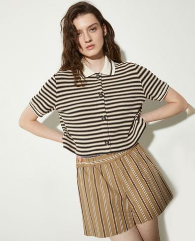  MAX&Co. - Áo polo nữ tay ngắn phom croptop Andina 