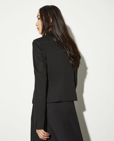  MAX&Co. - Áo khoác sơ mi nữ cổ bẻ tay dài phối zip Andorra 