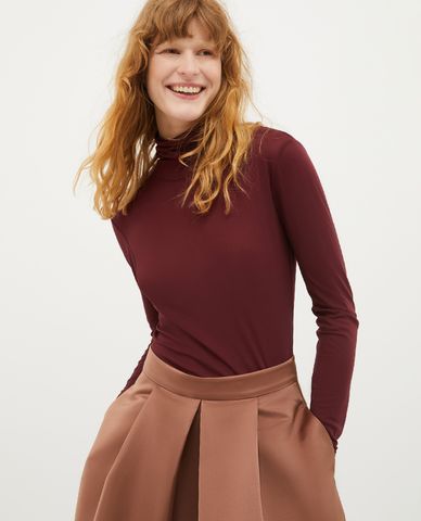  MAX&Co. - Áo dệt kim cổ lọ tay dài phom ôm Acapulco 