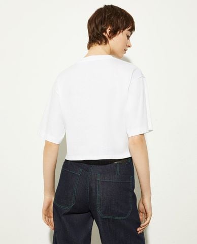  MAX&Co. - Áo croptop nữ cổ tròn tay ngắn Babele 