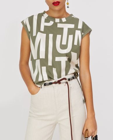  MAX&Co. - Áo thun nữ tay ngắn cổ tròn Max It Up Tunic 
