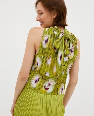  MAX&Co. - Áo sát nách nữ cổ trụ xếp li Yarden 