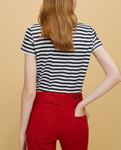  MAX&Co. - Áo thun nữ phối nút tròn Button Front Henley 