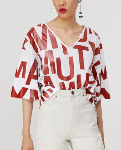  MAX&Co. - Áo thun nữ cổ V tay ngắn Datteri 