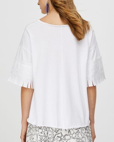  MAX&Co. - Áo thun nữ tay ngắn cổ V Intertwined Ribbon 