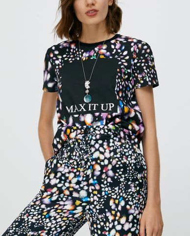  MAX&Co. - Áo thun nữ tay ngắn cổ tròn Max It Up Graphic 