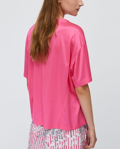  MAX&Co. - Áo thun nữ tay ngắn cổ tròn Glossy Jersey 