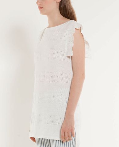  MAX&Co. - Áo kiểu nữ tay ngắn cổ tròn Duna 