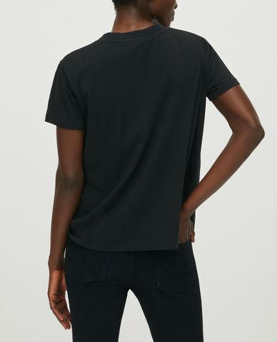  MAX&Co. - Áo thun nữ cổ tròn tay ngắn Cotton Printed 