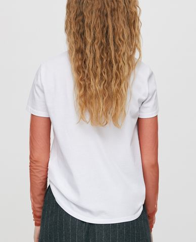  MAX&Co. - Áo thun nữ cổ tròn tay ngắn Floral Embroidered 