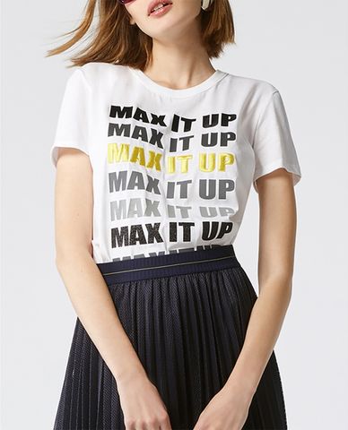  MAX&Co. - Áo thun nữ tay ngắn cổ tròn Doppiere 