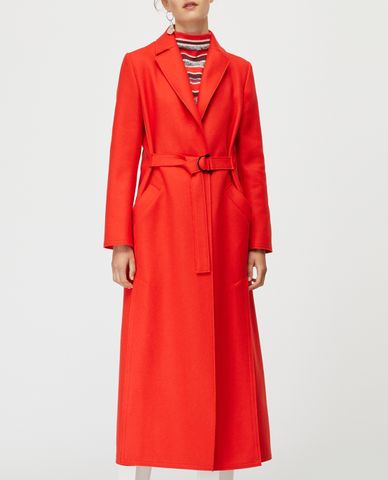  MAX&Co. - Áo măng tô nữ dáng dài Raw Cut Broadcloth 