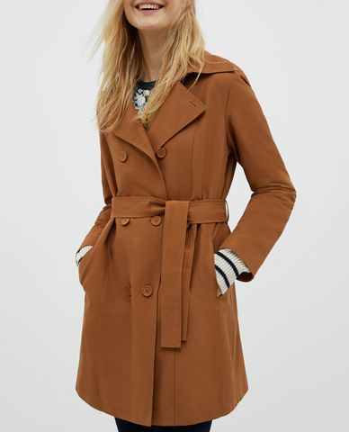  MAX&Co. - Áo khoác măng tô nữ phối thắt lưng thời trang 