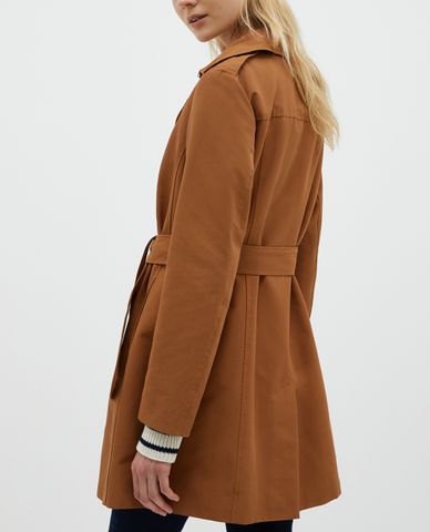  MAX&Co. - Áo khoác măng tô nữ phối thắt lưng thời trang 