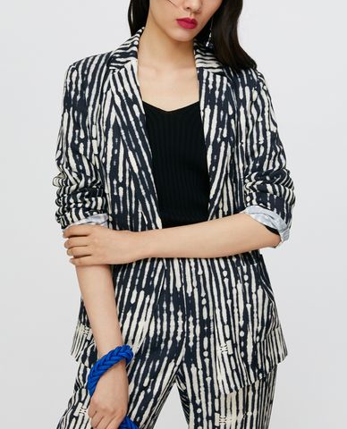  MAX&Co. - Áo blazer nữ tay dài Unstructured Twill 