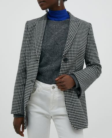  MAX&Co. - Áo blazer nữ cài nút tay dài Flannel 