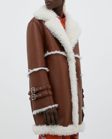  MAX&Co. - Áo khoác blazer nữ phối lông Reversible Cruelty Free 