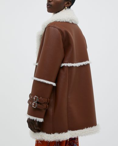  MAX&Co. - Áo khoác blazer nữ phối lông Reversible Cruelty Free 