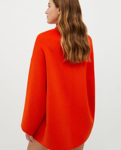  MAX&Co. - Áo khoác nữ phom rộng cổ bẻ tay dài Predazzo 