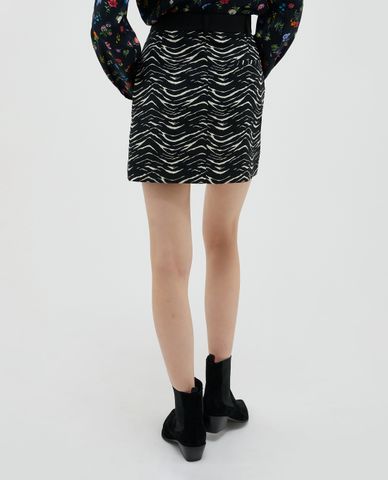  MAX&Co. - Chân váy chữ A mini phối họa tiết Jacquard Patterned 