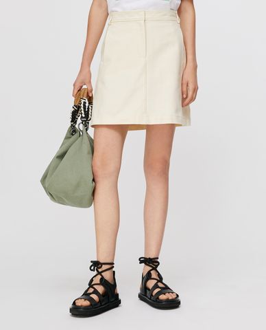  MAX&Co. - Chân váy mini chữ A Cotton Linen Canvas 