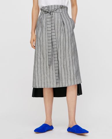  MAX&Co. - Chân váy midi kẻ sọc Gonne Primavera Estate 