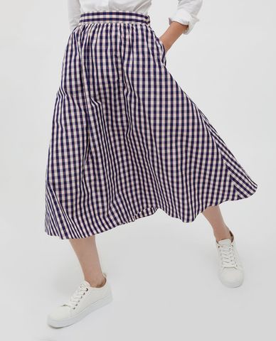  MAX&Co. - Chân váy midi chữ A xếp li thời trang Genitore 