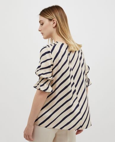  MAX&Co. - Áo kiểu nữ cổ tròn tay lửng Canto 