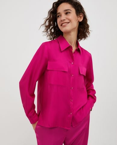  MAX&Co. - Áo sơ mi nữ cổ bẻ tay dài Odometro 