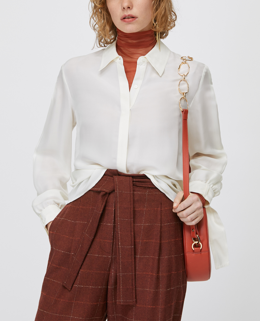 MAX&Co. - Áo sơ mi nữ tay dài Twill