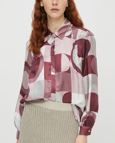  MAX&Co. - Áo sơ mi nữ tay dài Printed Twill 