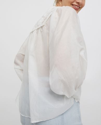  MAX&Co.-  Áo kiểu nữ phom suông khoét cổ tay dài thời trang 