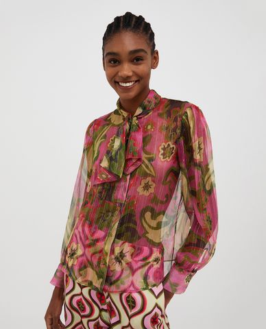  MAX&Co. - Áo sơ mi nữ cổ trụ tay dài Belina 