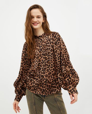  MAX&Co. - Áo sơ mi nữ cổ trụ tay dài Flash 