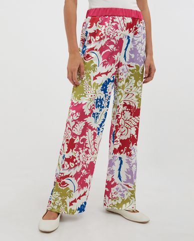  MAX&Co. - Quần nữ ống rộng lưng thun Irlanda 