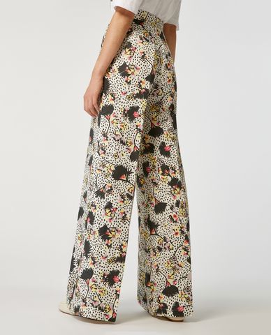  MAX&Co. - Quần kiểu nữ ống rộng phối họa tiết in thời trang 