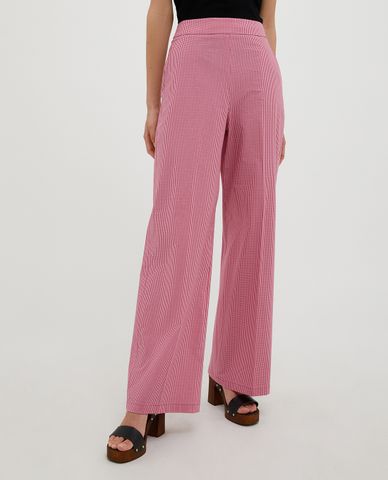  MAX&Co. - Quần nữ ống rộng lưng cao kẻ sọc Cofano 