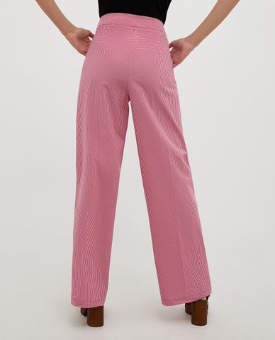  MAX&Co. - Quần nữ ống rộng lưng cao kẻ sọc Cofano 