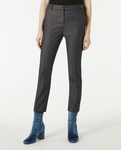  MAX&Co. - Quần tây nữ lưng cao phom suông cổ điển 