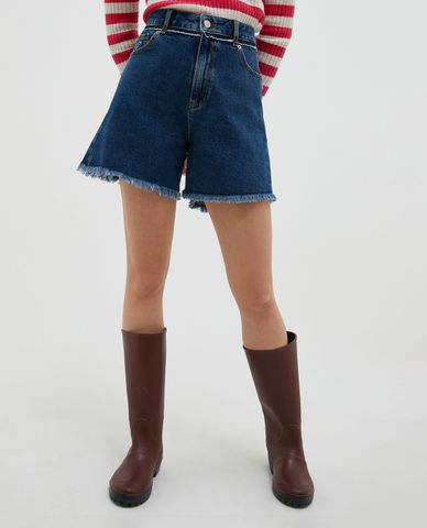  MAX&Co. - Quần shorts nữ denim Fringed 