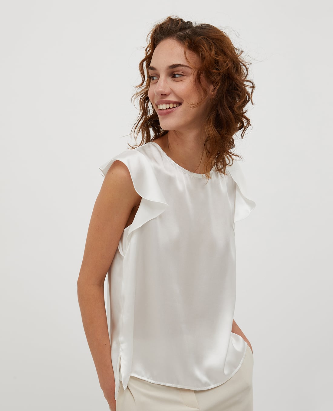 MAX&Co. - Áo sát nách nữ cổ tròn Voltina