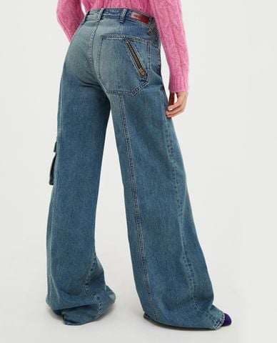  MAX&Co. - Quần jeans nữ ống rộng Tristano 