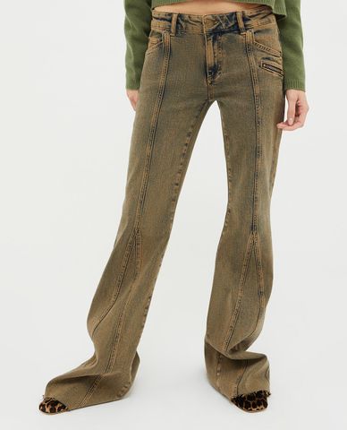  MAX&Co. - Quần jeans nữ ống loe Siamese 