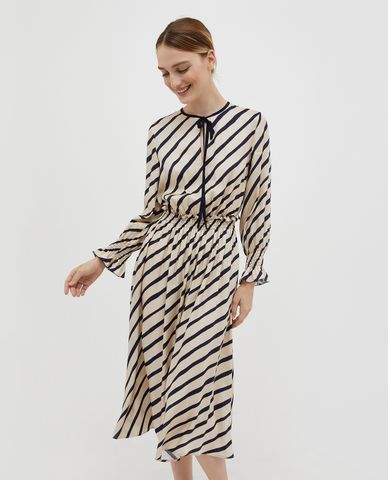  MAX&Co. - Đầm midi tay dài nhấn eo Stimolo 