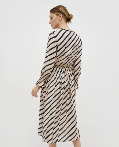  MAX&Co. - Đầm midi tay dài nhấn eo Stimolo 