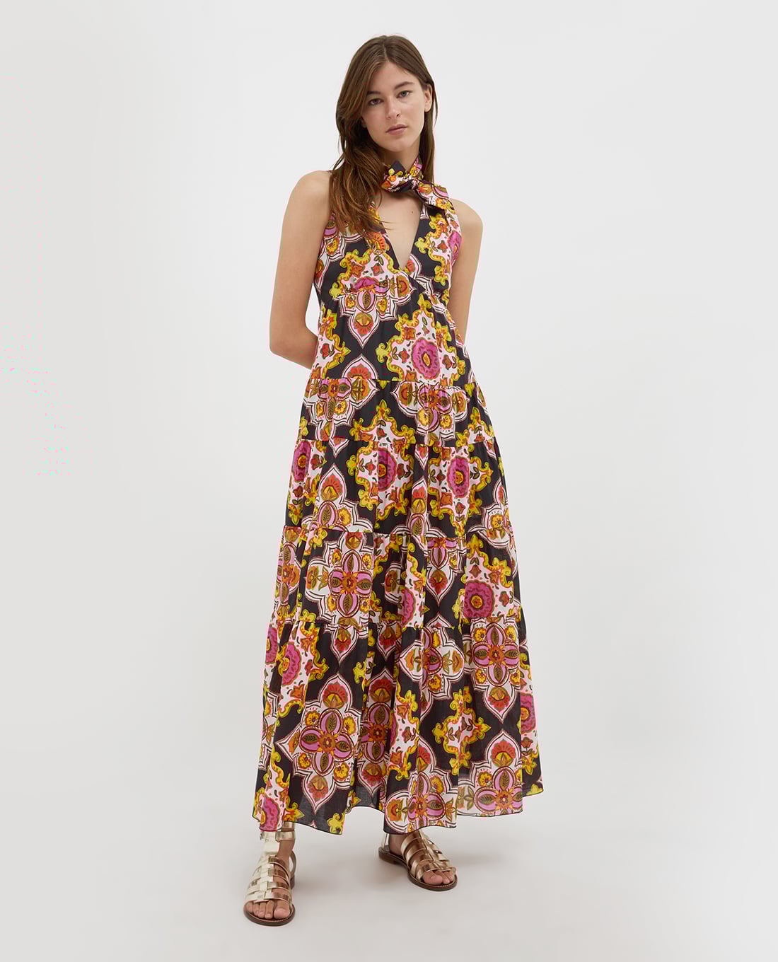 MAX&Co. - Đầm maxi sát nách phom suông Gala