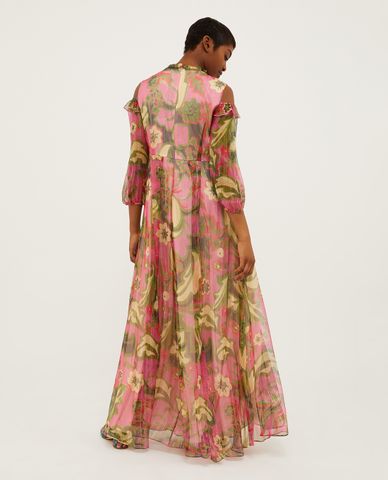  MAX&Co. - Đầm maxi cổ tròn tay dài Lorella 