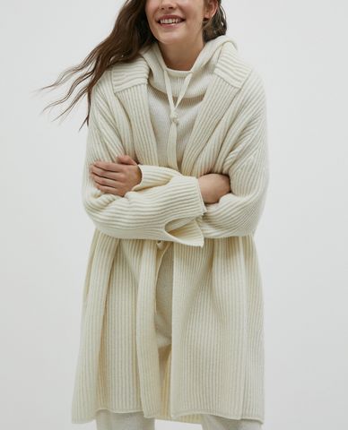  MAX&Co. - Áo cardigan nữ dáng dài English Ribbed 