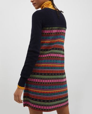  MAX&Co. - Đầm dệt kim mini tay dài cổ tròn Scostare 